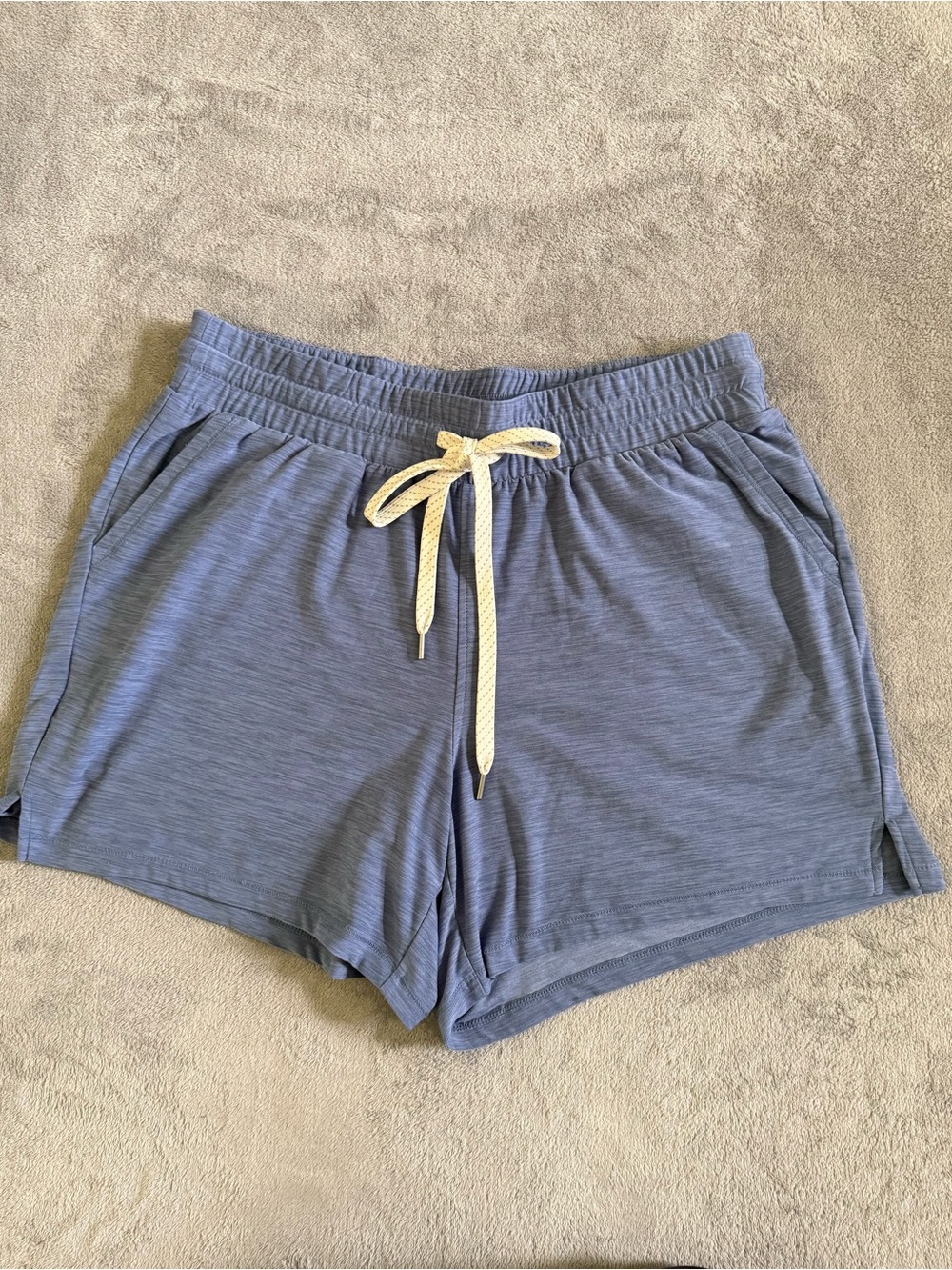 Lane Bryant LIVI Active Soft Knit Pull On Shorts Blue Womens Size 14/16  Plus